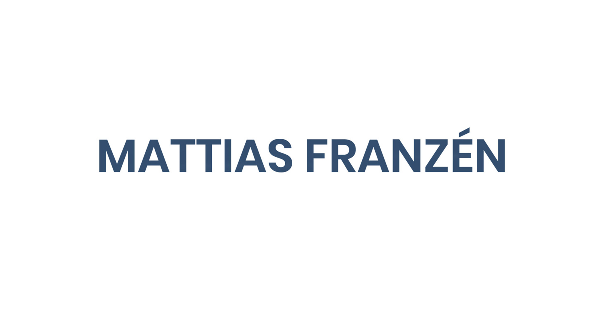Mattias Franzén